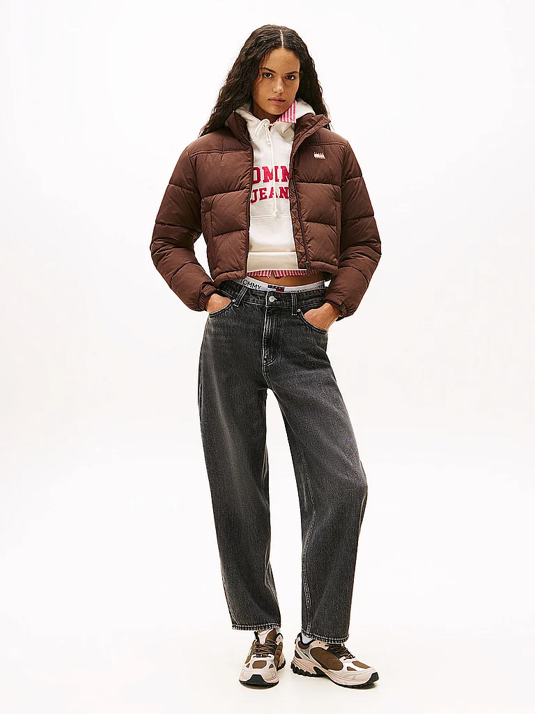 TOMMY JEANS Steppjacke  braun   XS damen 2